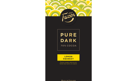 FAZER PURE DARK 70% COCOA - LEMON